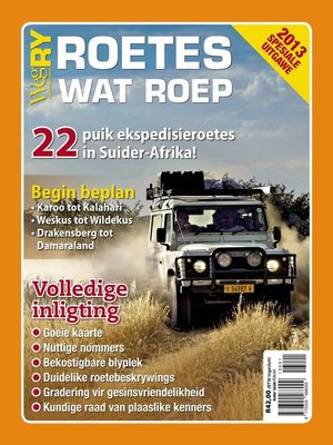 cover image of WegRy - Roetes wat Roep 